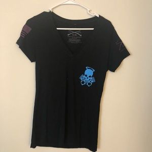 Black graphic tee